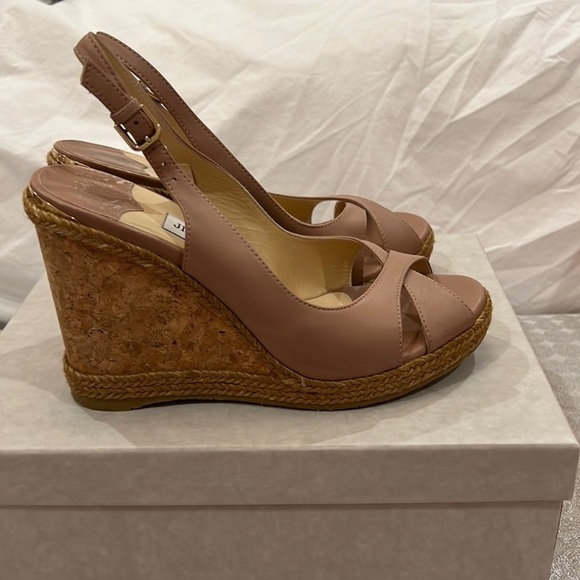 COPY - Jimmy choo wedge in like NEW excellent condition 💯 authentic - Picture 1 of 12